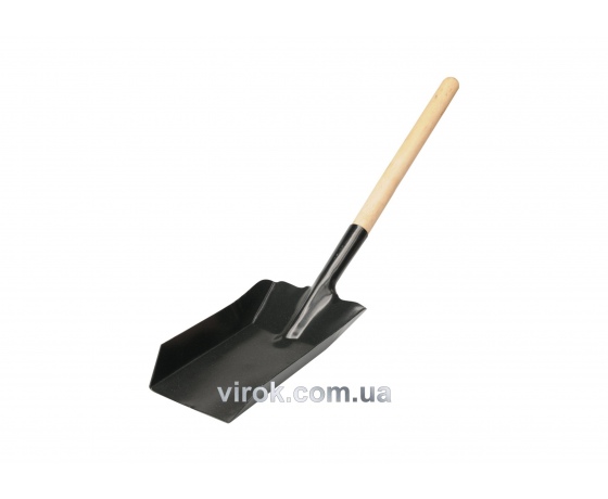 Фото 2 - Лопата совкова з дерев'яною ручкою VOREL 50 x 19.5 x 11 см