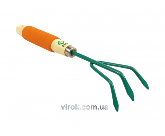 Фото 2 - Розрихлювач грунту металевий FLO 310 мм 3 зуба