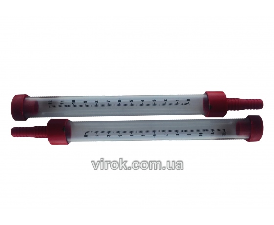 Фото 2 - Трубки з наконечниками до водяного рівня ТМ VIROK 2 шт