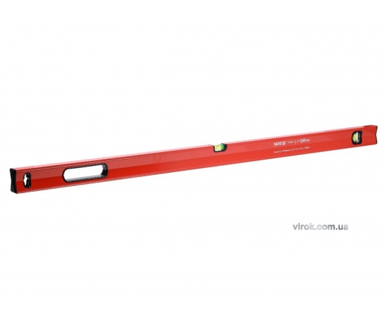 Фото 2 - Рівень магнітний алюмінієвий YATO 120 cм