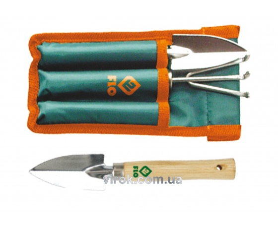 Фото 2 - Набір садових інструментів FLO 3 шт