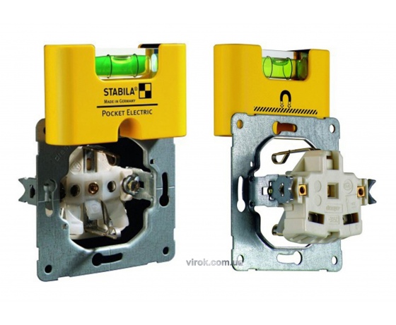 Фото 3 - Рівень міні магнітний STABILA Pocket Electric 7 х 2 х 4 см