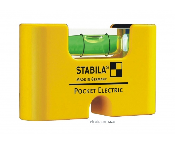 Фото 2 - Рівень міні магнітний STABILA Pocket Electric 7 х 2 х 4 см