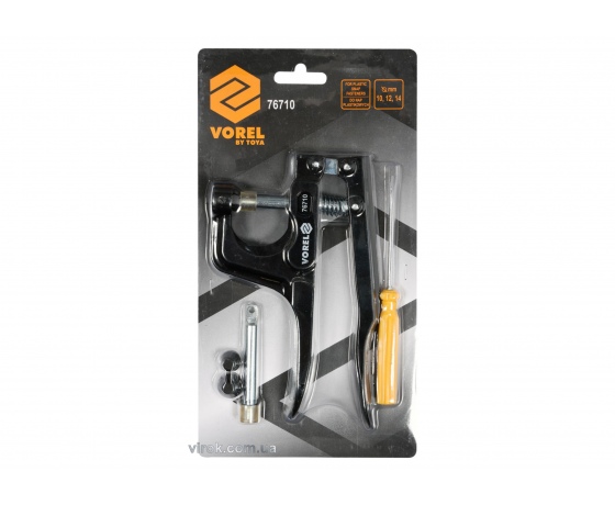 Фото 4 - Кліщі VOREL для монтажу пластикових кнопок Ø=10, 12, 14 мм 150 мм