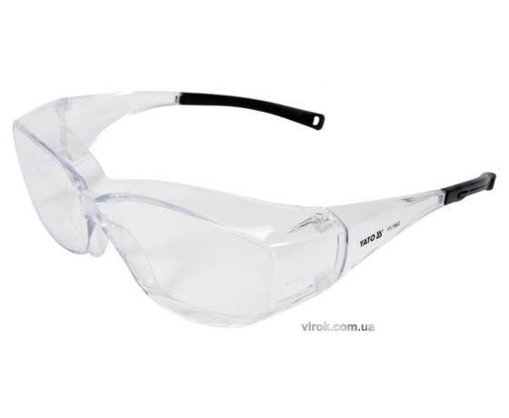 Фото 2 - Окуляри захисні YATO закриті прозорі