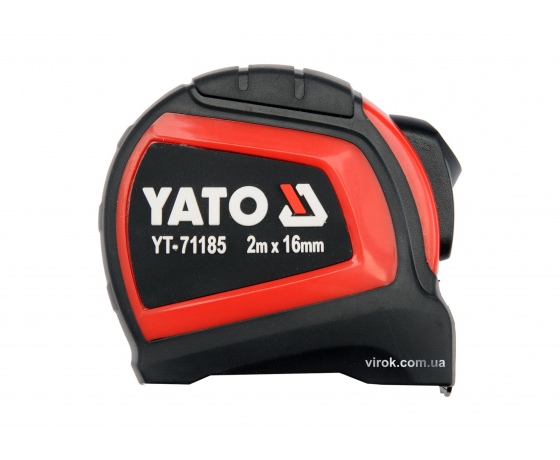 Фото 2 - Рулетка сталева з нейлоновим покриттям YATO 2 м х 16 мм