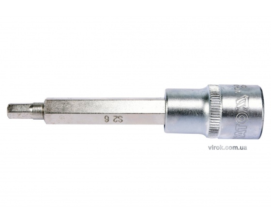 Фото 2 - Головка торцева з насадкою викрутковою HEX YATO 1/2