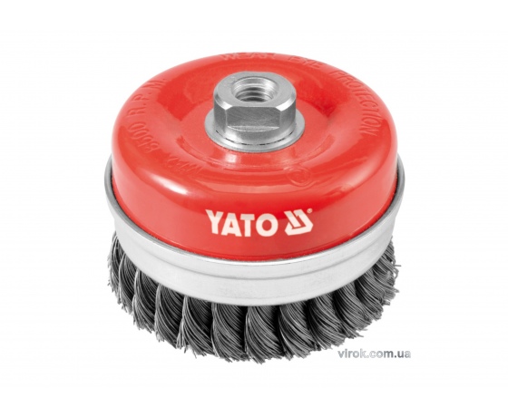 Фото 2 - Щітка-крацовка чашкоподібна YATO Ø100 мм