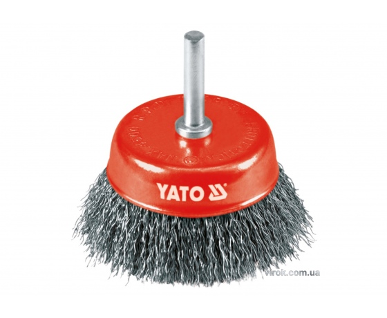Фото 2 - Щітка-крацовка сталева YATO Ø75 мм