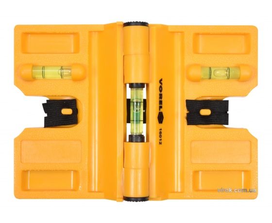 Фото 2 - Рівень для встановлення стовбців магнітний VOREL 190 х 135 мм