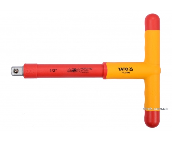 Фото 2 - Вороток Т-подібний діелектричний YATO 1/2