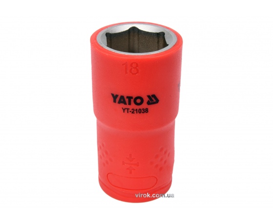 Фото 2 - Головка торцева шестигранна діелектрична YATO 1/2