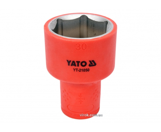 Фото 2 - Головка торцева шестигранна діелектрична YATO 1/2