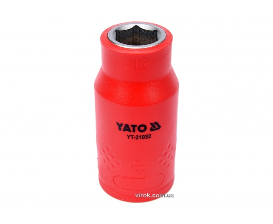 Фото 2 - Головка торцева шестигранна діелектрична YATO 1/2