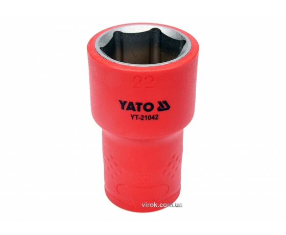 Фото 2 - Головка торцева шестигранна діелектрична YATO 1/2