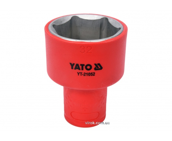 Фото 2 - Головка торцева шестигранна діелектрична YATO 1/2