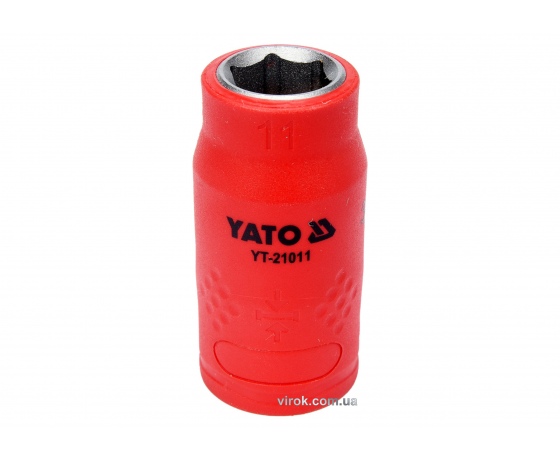 Фото 2 - Головка торцева шестигранна діелектрична YATO 3/8