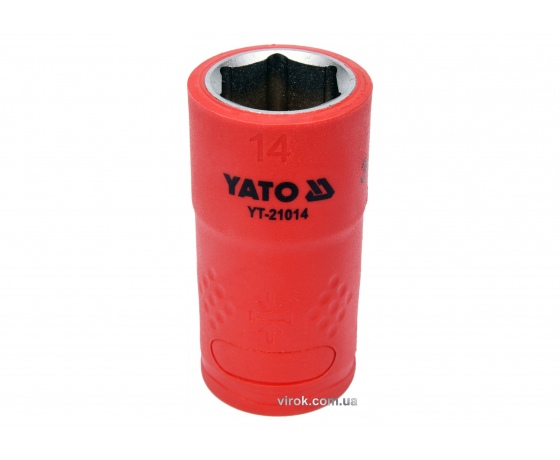 Фото 2 - Головка торцева шестигранна діелектрична YATO 3/8