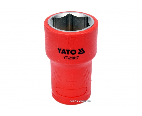 Фото 2 - Головка торцева шестигранна діелектрична YATO 3/8