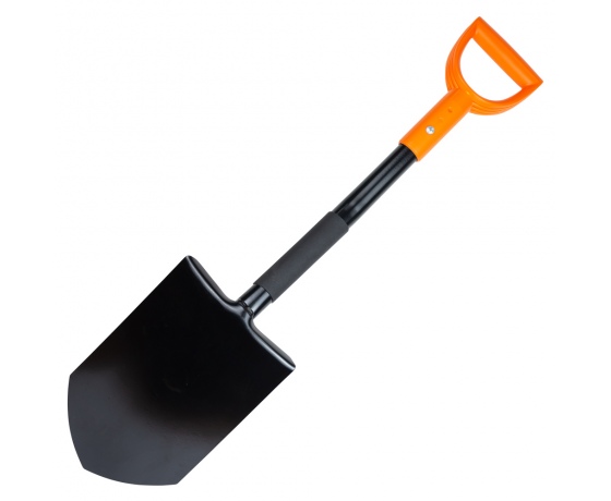 Фото 3 - Лопата штыковая с металлической ручкой 285×195×800мм 1.6кг (американка) FLORA (5045224)