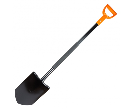 Фото 3 - Лопата штыковая с металлической ручкой 285×195×1170мм 2.0кг FLORA (5045324)