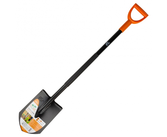 Фото 2 - Лопата штыковая с металлической ручкой 285×195×1170мм 2.0кг FLORA (5045324)