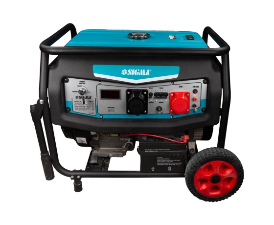 Фото 3 - Генератор бензиновый 220-380В 7.5/8.0кВт 4-х тактный электрозапуск SIGMA (5710501)