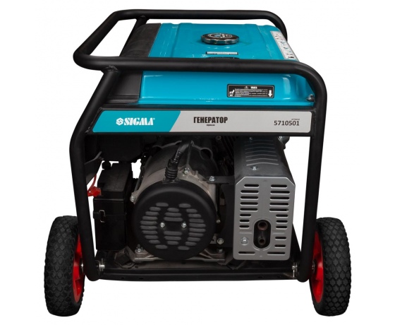 Фото 9 - Генератор бензиновый 220-380В 7.5/8.0кВт 4-х тактный электрозапуск SIGMA (5710501)