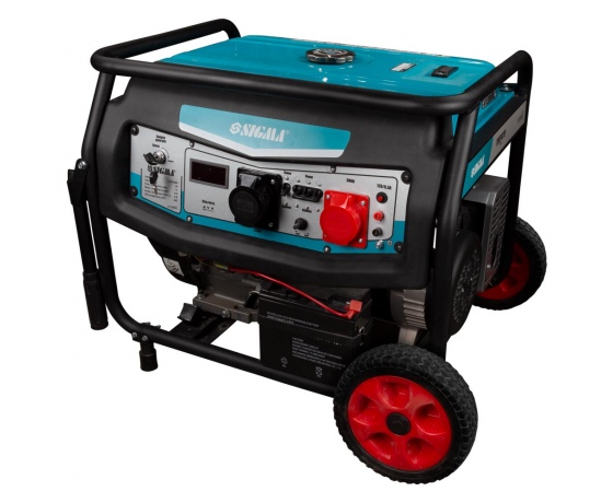 Фото 2 - Генератор бензиновый 220-380В 7.5/8.0кВт 4-х тактный электрозапуск SIGMA (5710501)