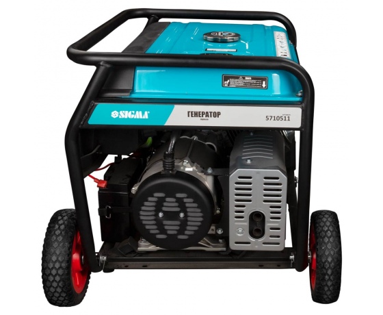 Фото 9 - Генератор бензиновый 220-380В 8.5/9.0кВт 4-х тактный электрозапуск SIGMA (5710511)