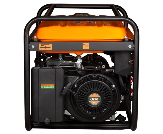 Фото 9 - Генератор бензиновый 7.0/7.5кВт 4-х тактный электрозапуск GRAD (5710985)