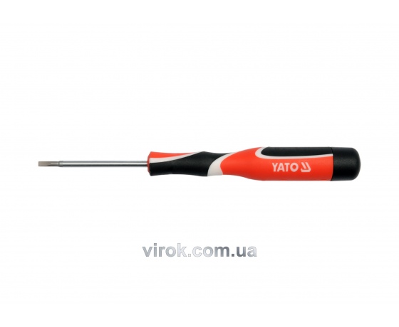 Фото 2 - Викрутка плоска прецизійна YATO SL2 x 50 мм