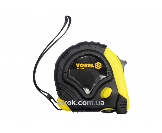 Фото 2 - Рулетка з трьома фіксаторами VOREL 10 м х 25 мм