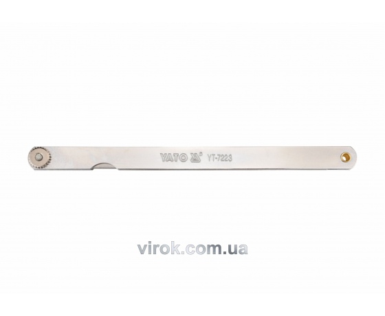 Фото 2 - Щупи вимірювальні YATO 0.05 - 0.5 мм 200 мм 14 шаблонів
