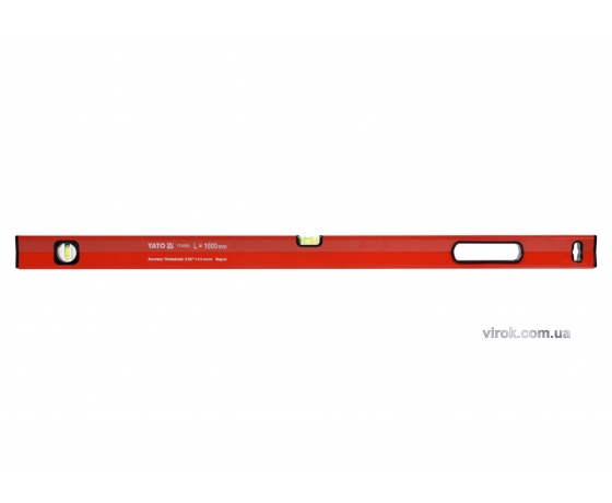 Фото 3 - Рівень магнітний алюмінієвий YATO 100 cм