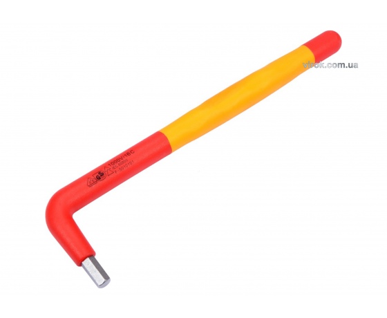 Фото 2 - Ключ шестигранний Г-подібний діелектричний YATO HEX 6 x 47 x 180 мм VDE до 1000 В