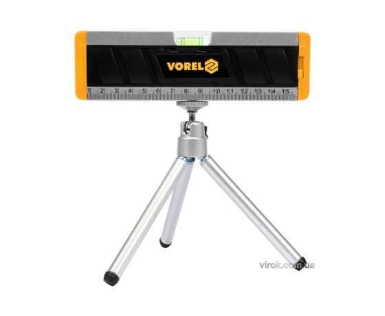 Фото 2 - Рівень міні лазерний VOREL на штативі 17 см