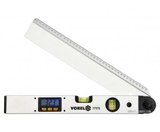 Фото 2 - Рівень-кутомір електронний VOREL 40 см