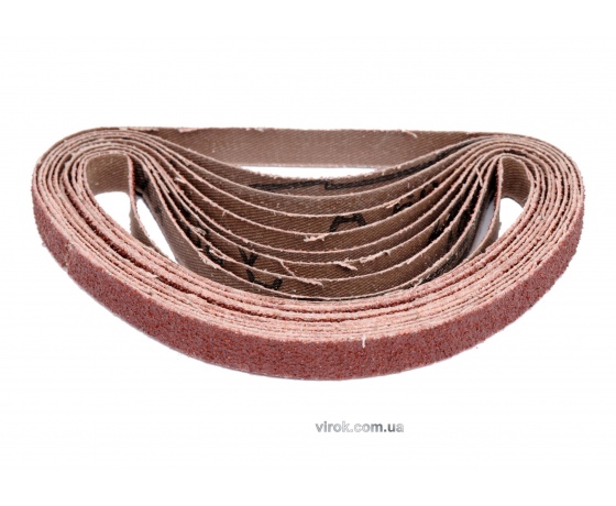 Фото 2 - Стрічка шліфувальна YATO 10 х 330 мм P60 до пневмошліфмашини YT-09741 10 шт