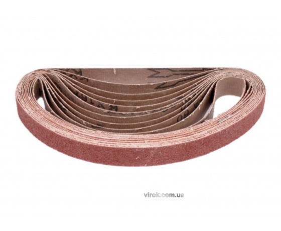 Фото 2 - Стрічка шліфувальна YATO 20 х 520 мм P100 до пневмошліфмашини YT-09742 10 шт