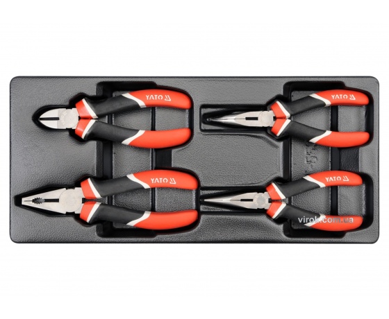 Фото 2 - Вклад до інструментальної шафи YATO набір кліщів 4 шт