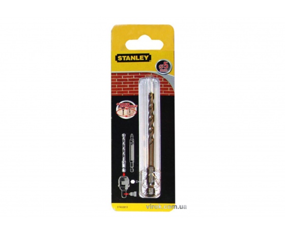 Фото 2 - Свердло по цеглі STANLEY SUPER-LOCK 5 х 50 мм