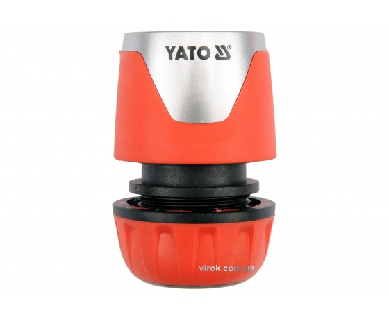 Фото 2 - З'єднувач для водяних шлангів YATO 1/2