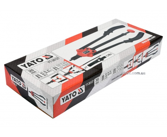 Фото 3 - Заклепочник дворучний різьбовий YATO для нітогайок М3-12 мм 360 мм