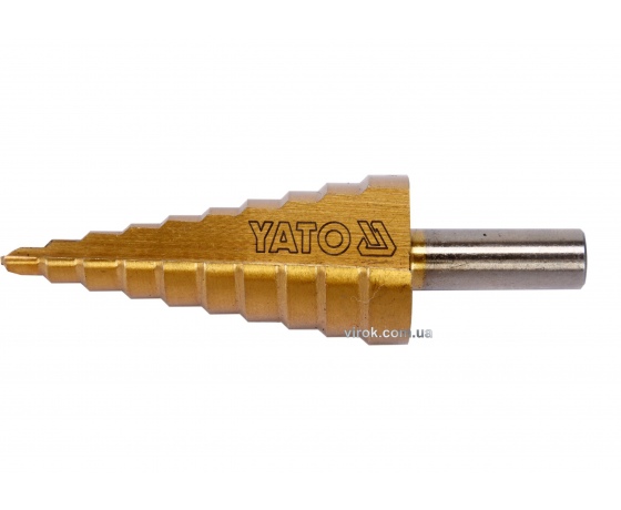 Фото 3 - Свердло по металу конусне ступінчасте YATO HSS 4241 4-22 мм 75 мм