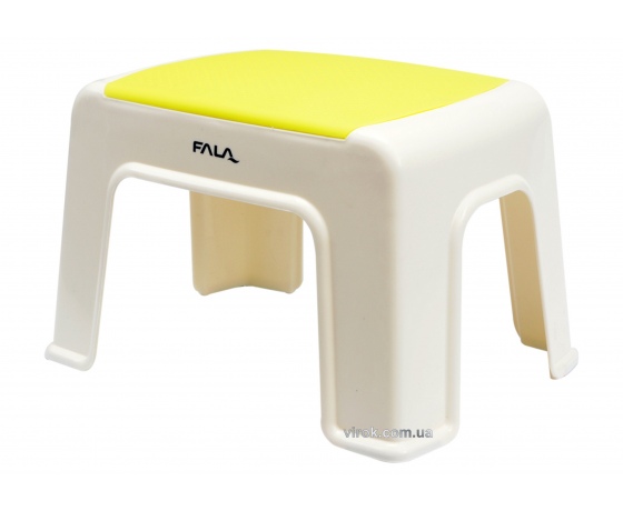 Фото 2 - Табурет пластиковий жовто-зелений VOREL 30 х 20 х 21 см