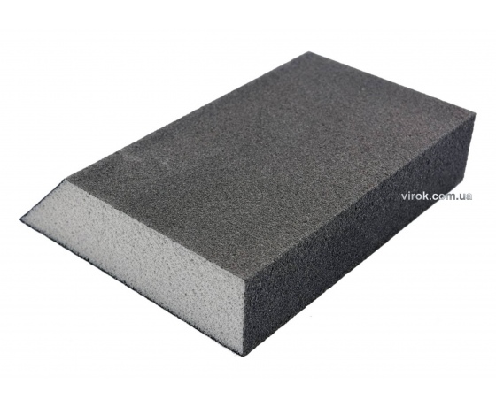 Фото 2 - Губка шліфувальна трапецевидна VOREL Р180 125 х 90 х 65 х 25 мм