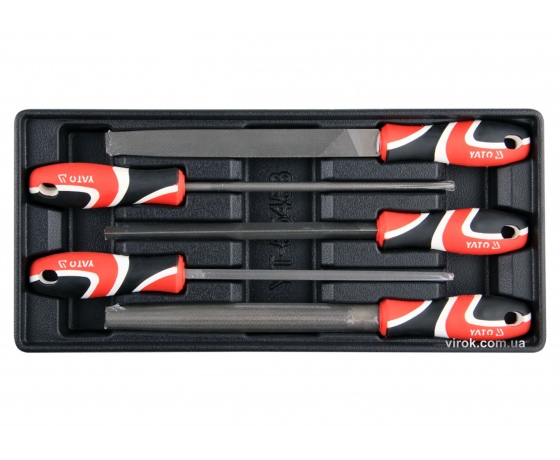 Фото 2 - Вклад до інструментальної шафи YATO напильники 5 шт