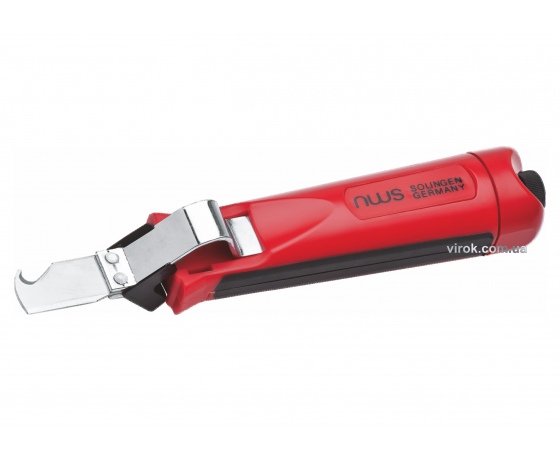 Фото 2 - Ніж для знімання ізоляції NWS 4-28 мм з двостороннім лезом 25 мм 170 мм