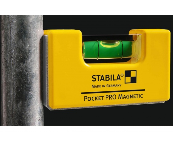 Фото 4 - Рівень міні магнітний STABILA Pocket PRo Magnetic 7 х 2 х 4 см